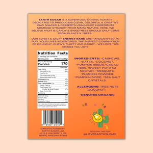 Pumpkin Spice Energy Bars- 12-Count